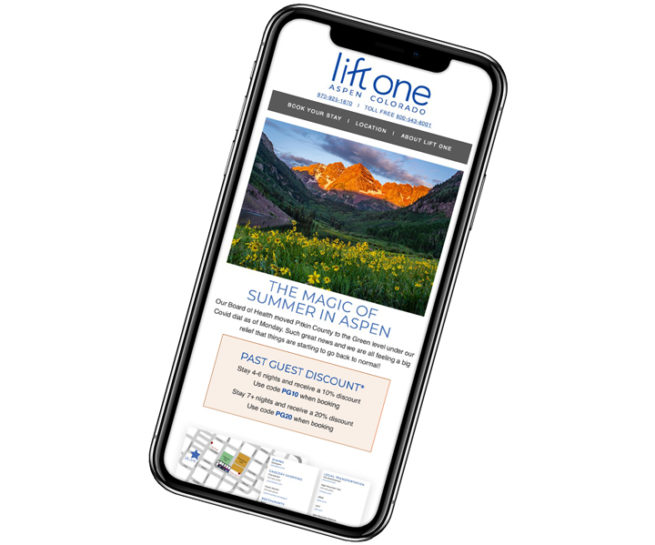Lift One Condominiums Email Marketing Campaign