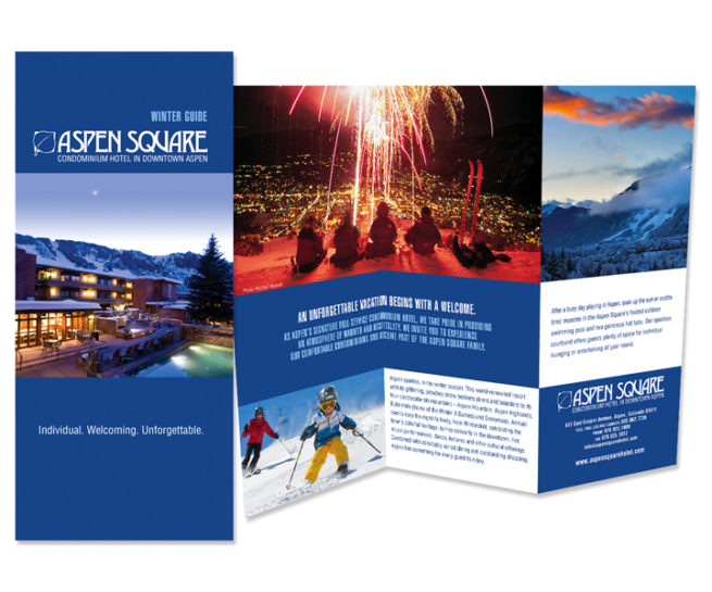 Aspen Square Hotel brochure